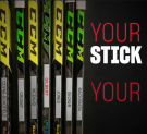 Нанесення прінтером імені на хокейних ключках CCM Hockey Stick Name Bar Printer